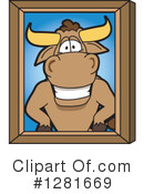 Bull Mascot Clipart #1281669 by Mascot Junction
