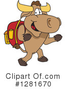 Bull Mascot Clipart #1281670 by Mascot Junction