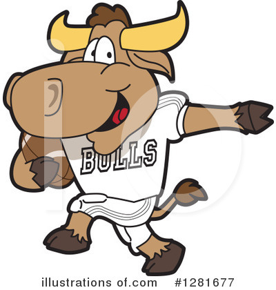 Bull Mascot Clipart #1281677 by Toons4Biz