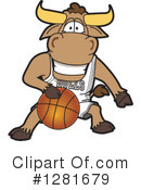 Bull Mascot Clipart #1281679 by Mascot Junction