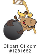 Bull Mascot Clipart #1281682 by Mascot Junction