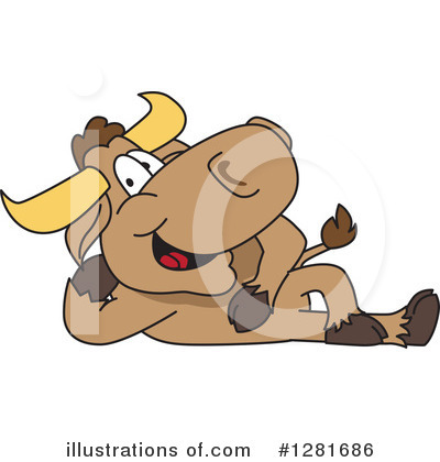 Bull Mascot Clipart #1281686 by Toons4Biz
