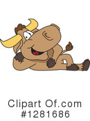 Bull Mascot Clipart #1281686 by Mascot Junction