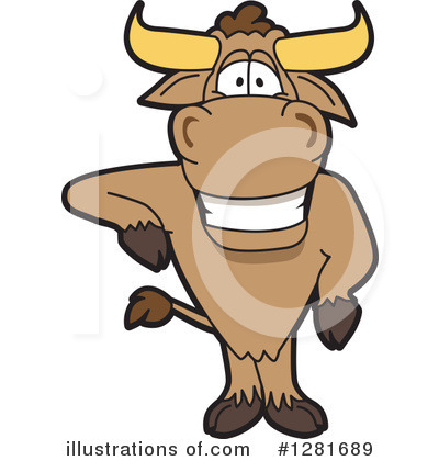 Bull Mascot Clipart #1281689 by Toons4Biz