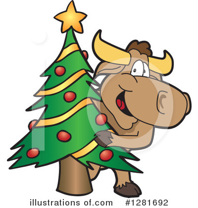 Bull Mascot Clipart #1281692 by Toons4Biz