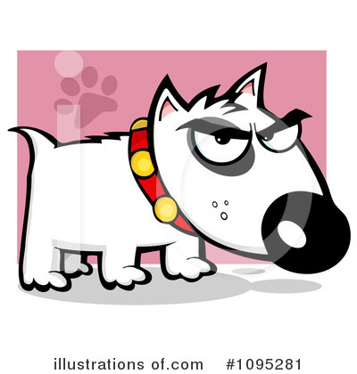 Royalty-Free (RF) Bull Terrier Clipart Illustration by Hit Toon - Stock Sample #1095281