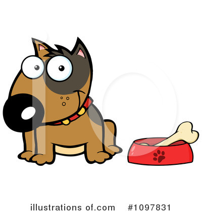Royalty-Free (RF) Bull Terrier Clipart Illustration by Hit Toon - Stock Sample #1097831
