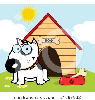 Royalty-Free (RF) Bull Terrier Clipart Illustration by Hit Toon - Stock Sample #1097832