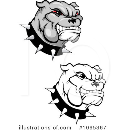 Royalty-Free (RF) Bulldog Clipart Illustration by Vector Tradition SM - Stock Sample #1065367
