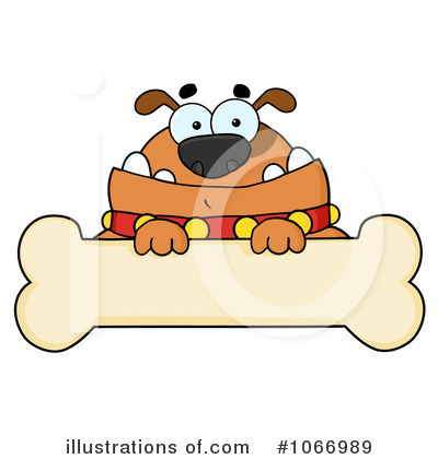 Dog Bone Clipart #1066989 by Hit Toon