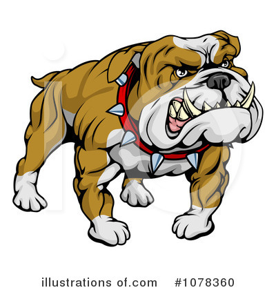 Royalty-Free (RF) Bulldog Clipart Illustration by AtStockIllustration - Stock Sample #1078360