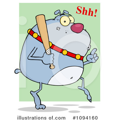 Royalty-Free (RF) Bulldog Clipart Illustration by Hit Toon - Stock Sample #1094160