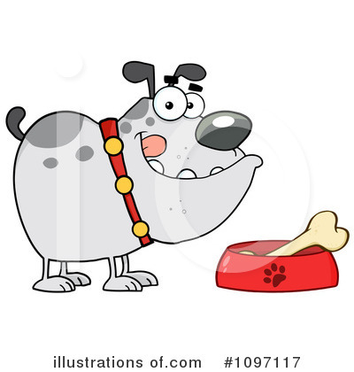 Dog Bowl Clipart #1097117 by Hit Toon