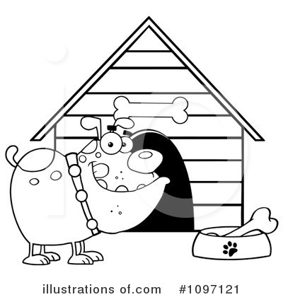 Dog House Clipart #1097121 by Hit Toon