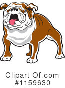 Bulldog Clipart #1159630 by Andy Nortnik