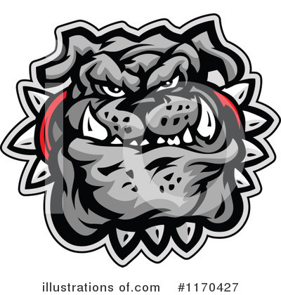 Royalty-Free (RF) Bulldog Clipart Illustration by Chromaco - Stock Sample #1170427