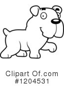 Bulldog Clipart #1204531 by Cory Thoman