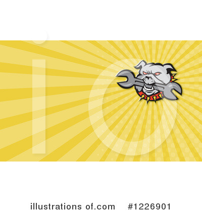 Royalty-Free (RF) Bulldog Clipart Illustration by patrimonio - Stock Sample #1226901