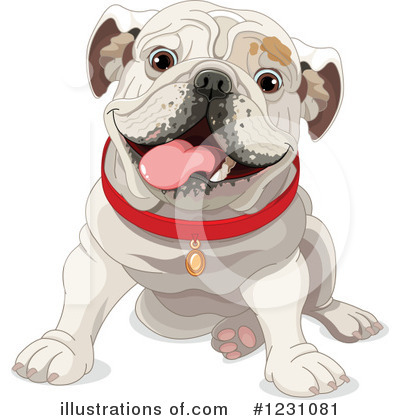 Royalty-Free (RF) Bulldog Clipart Illustration by Pushkin - Stock Sample #1231081