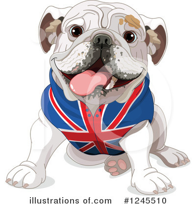 Royalty-Free (RF) Bulldog Clipart Illustration by Pushkin - Stock Sample #1245510