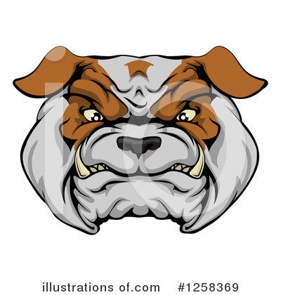 Bulldog Clipart #1258369 by AtStockIllustration