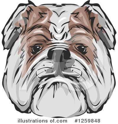 Royalty-Free (RF) Bulldog Clipart Illustration by BNP Design Studio - Stock Sample #1259848