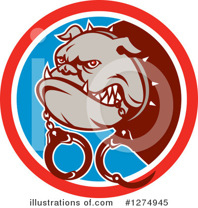 Royalty-Free (RF) Bulldog Clipart Illustration by patrimonio - Stock Sample #1274945