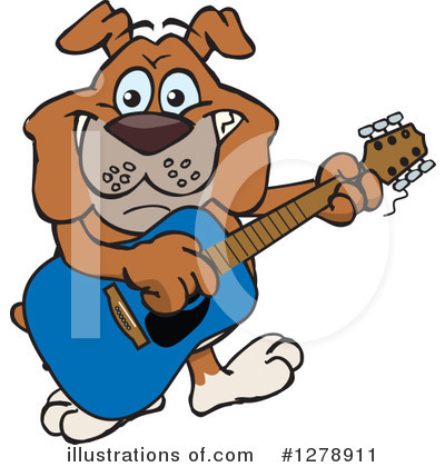 Royalty-Free (RF) Bulldog Clipart Illustration by Dennis Holmes Designs - Stock Sample #1278911