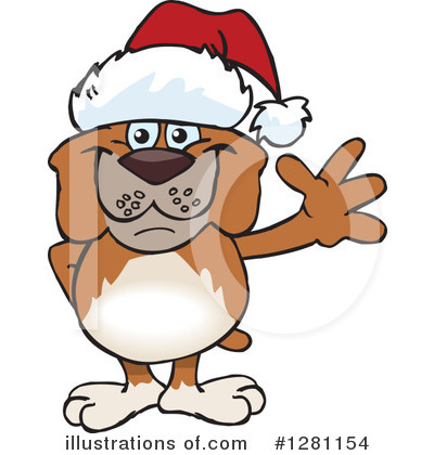 Royalty-Free (RF) Bulldog Clipart Illustration by Dennis Holmes Designs - Stock Sample #1281154