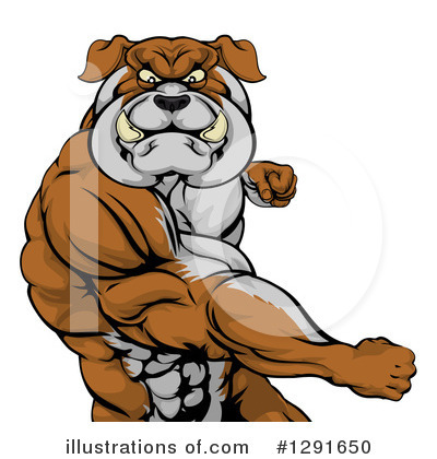 Bulldog Clipart #1291650 by AtStockIllustration