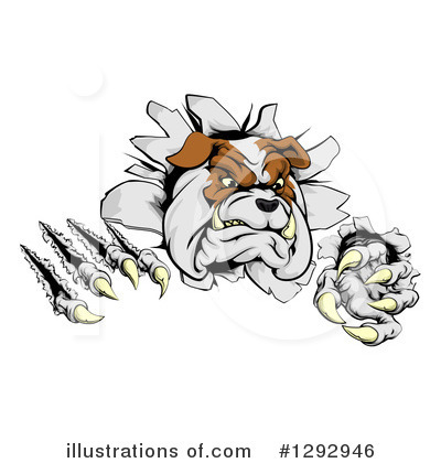 Bulldog Clipart #1292946 by AtStockIllustration