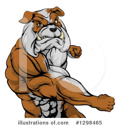Bulldog Clipart #1298465 by AtStockIllustration