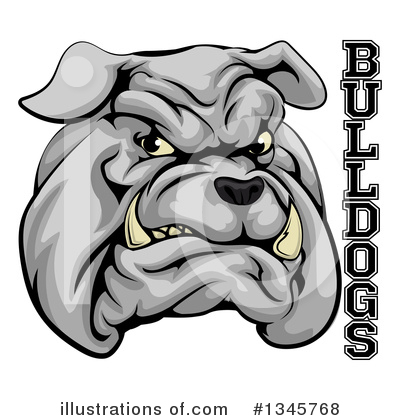 Bulldog Clipart #1345768 by AtStockIllustration
