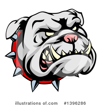 Bulldog Clipart #1396286 by AtStockIllustration