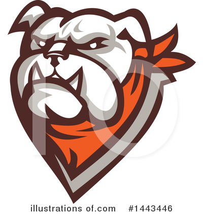 Royalty-Free (RF) Bulldog Clipart Illustration by patrimonio - Stock Sample #1443446