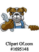 Bulldog Clipart #1695148 by AtStockIllustration