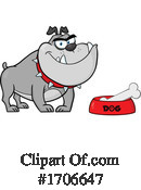 Bulldog Clipart #1706647 by Hit Toon