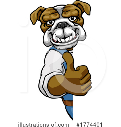 Royalty-Free (RF) Bulldog Clipart Illustration by AtStockIllustration - Stock Sample #1774401