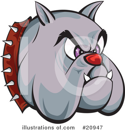 Royalty-Free (RF) Bulldog Clipart Illustration by Paulo Resende - Stock Sample #20947