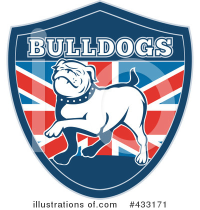 Royalty-Free (RF) Bulldog Clipart Illustration by patrimonio - Stock Sample #433171
