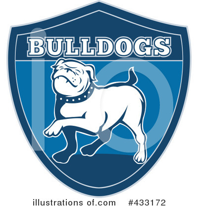 Royalty-Free (RF) Bulldog Clipart Illustration by patrimonio - Stock Sample #433172