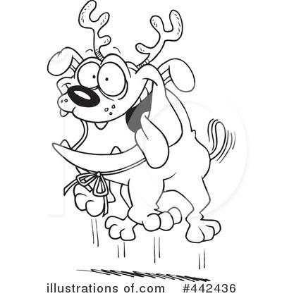 Royalty-Free (RF) Bulldog Clipart Illustration by toonaday - Stock Sample #442436