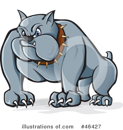 Royalty-Free (RF) Bulldog Clipart Illustration by Paulo Resende - Stock Sample #46427