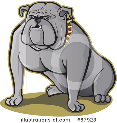 Royalty-Free (RF) Bulldog Clipart Illustration by Paulo Resende - Stock Sample #87923
