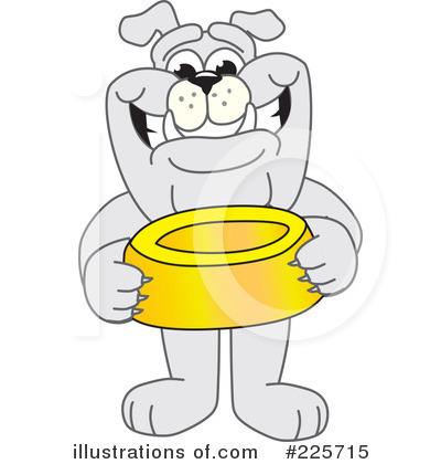 Royalty-Free (RF) Bulldog Mascot Clipart Illustration by Mascot Junction - Stock Sample #225715