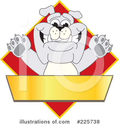 Bulldog Mascot Clipart #225738 by Toons4Biz