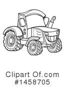 Bulldozer Clipart #1458705 by AtStockIllustration