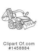Bulldozer Clipart #1458884 by AtStockIllustration