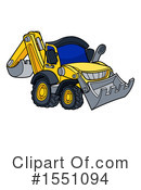Bulldozer Clipart #1551094 by AtStockIllustration