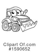 Bulldozer Clipart #1590652 by AtStockIllustration